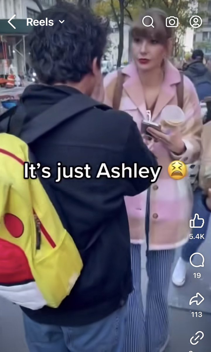 This shows you how far behind Facebook reels are 😭 my mom just sent me this