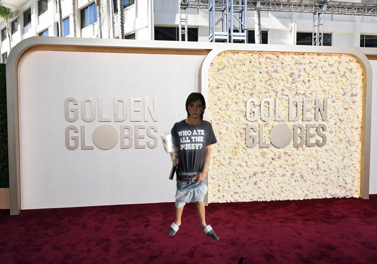 ELLIE WILLIAMS AT GOLDEN GLOBES