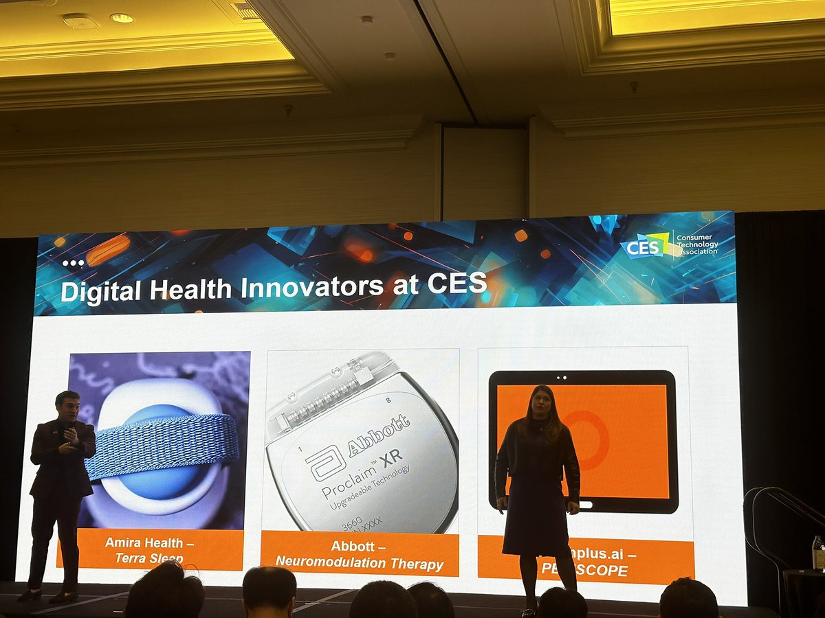 #healthtech and #femtech would be a big trend this year with solutions  focusing on accessibility and personalisation luxury hearing aid glasses from EssilorLuxottica to menopausal hot flash comfort from Amira Health. #ces2023 #techtrends