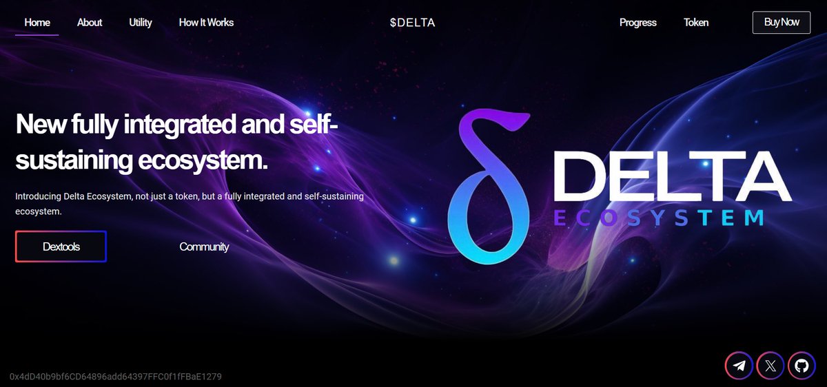 deltaecosystem's tweet photo. Ladies and Gentlemen, our website is live! ๐ฅ
#Delta #DeltaEcosystem #DeltaToken $DELTA https://t.co/vsX1L7OSXB