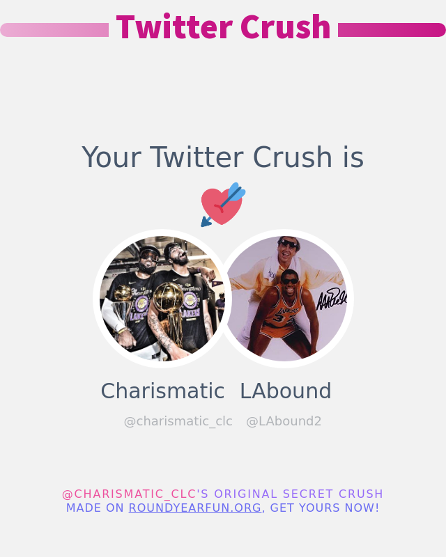 My Twitter Crush is: <a href="/LAbound2/">LAbound</a>

➡️ funxgames.me/twittercrush
