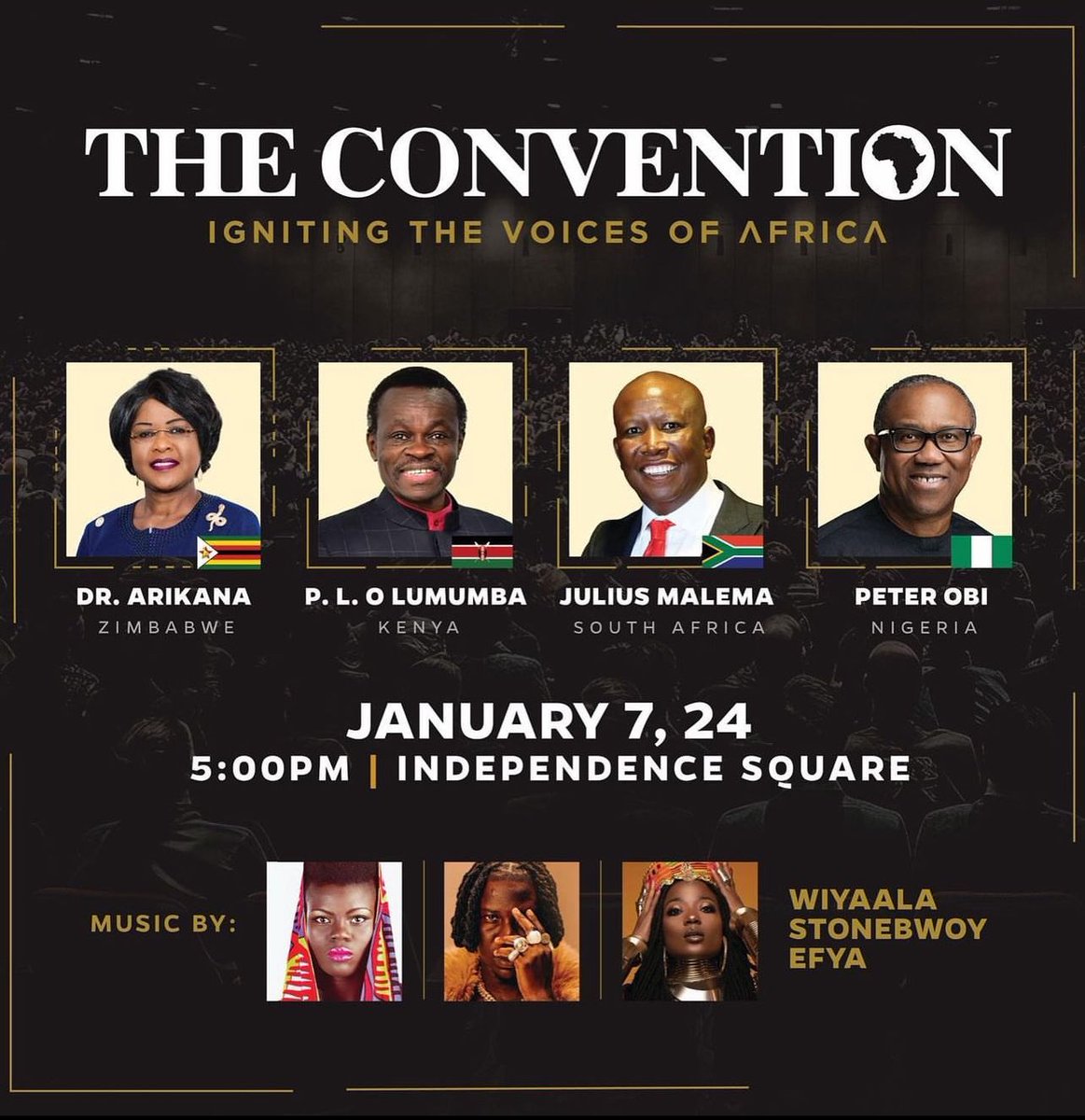 AhomkaStudios's tweet photo. What's your take on the government's decision to call off THE CONVENTION at the Independence Square. 
Share your thoughts with us 🇬🇭

#thenewforce #theconvention https://t.co/nzXNWZWV03