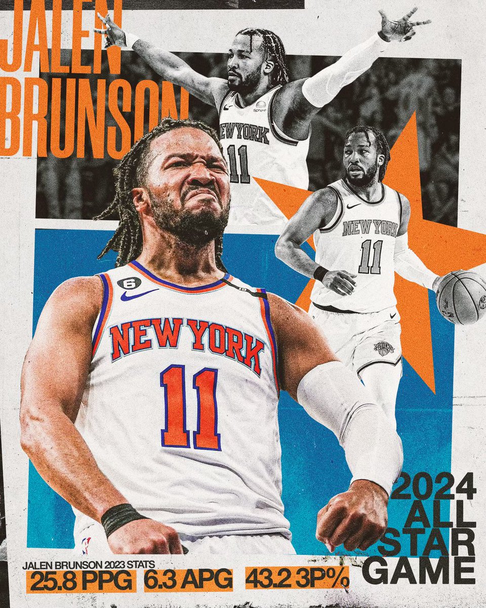 steveryancarter's tweet photo. Let’s get @jalenbrunson1 to the @NBAAllStar game! I love watching this guy play. His footwork. His toughness. He’s relentless. Continues to raise his game and the game of others. An absolute force. 

Come on @nyknicks fans, @NovaMBB fans and @stevensonhs fans…let’s make this happen. Jalen deserves this! Go to the nba app or to https://t.co/lPGgOxRBHN and you can vote daily from not until January 20th. I reached out to my college friend @cameron987 last week and he created these incredible graphics! Grateful. Let’s make it happen.