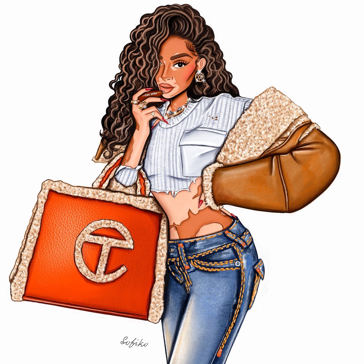 <a href="/winnieharlow/">♔Winnie Harlow♔</a> x <a href="/cayskin/">Cay Skin</a> 🧡✨

#WinnieHarlow #CAYSKIN 

instagram.com/p/C1z-y1woufC/…

#illustrator #illustration #art #ArtistOnTwitter #artist #artwork #style #fashion