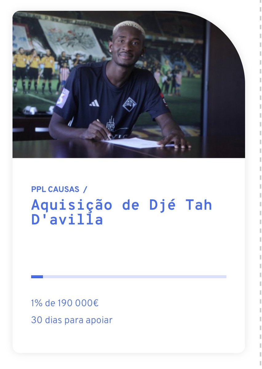 Lancei um crowdfunding para os adeptos da Académica adquirirem este jogador absolutamente indescritível. Contribuam!