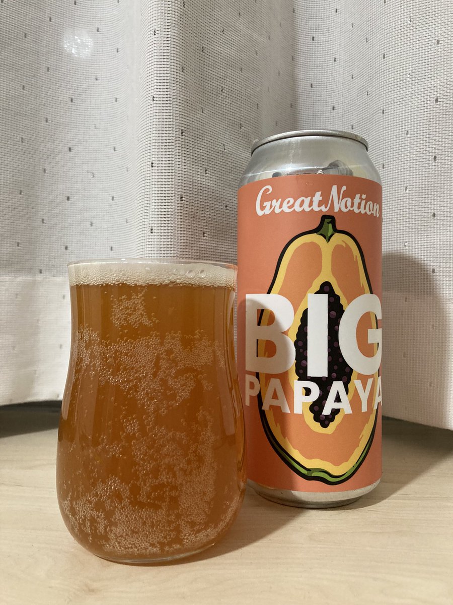 0910hideaki's tweet photo. #Great Notion
#Big Papaya
#Fruited Sour Ale https://t.co/3JjaQh5NEr