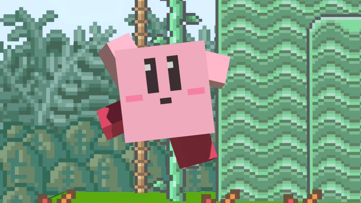 roundpoyo's tweet photo. Kirby have becom circle https://t.co/EoonbFKulJ
