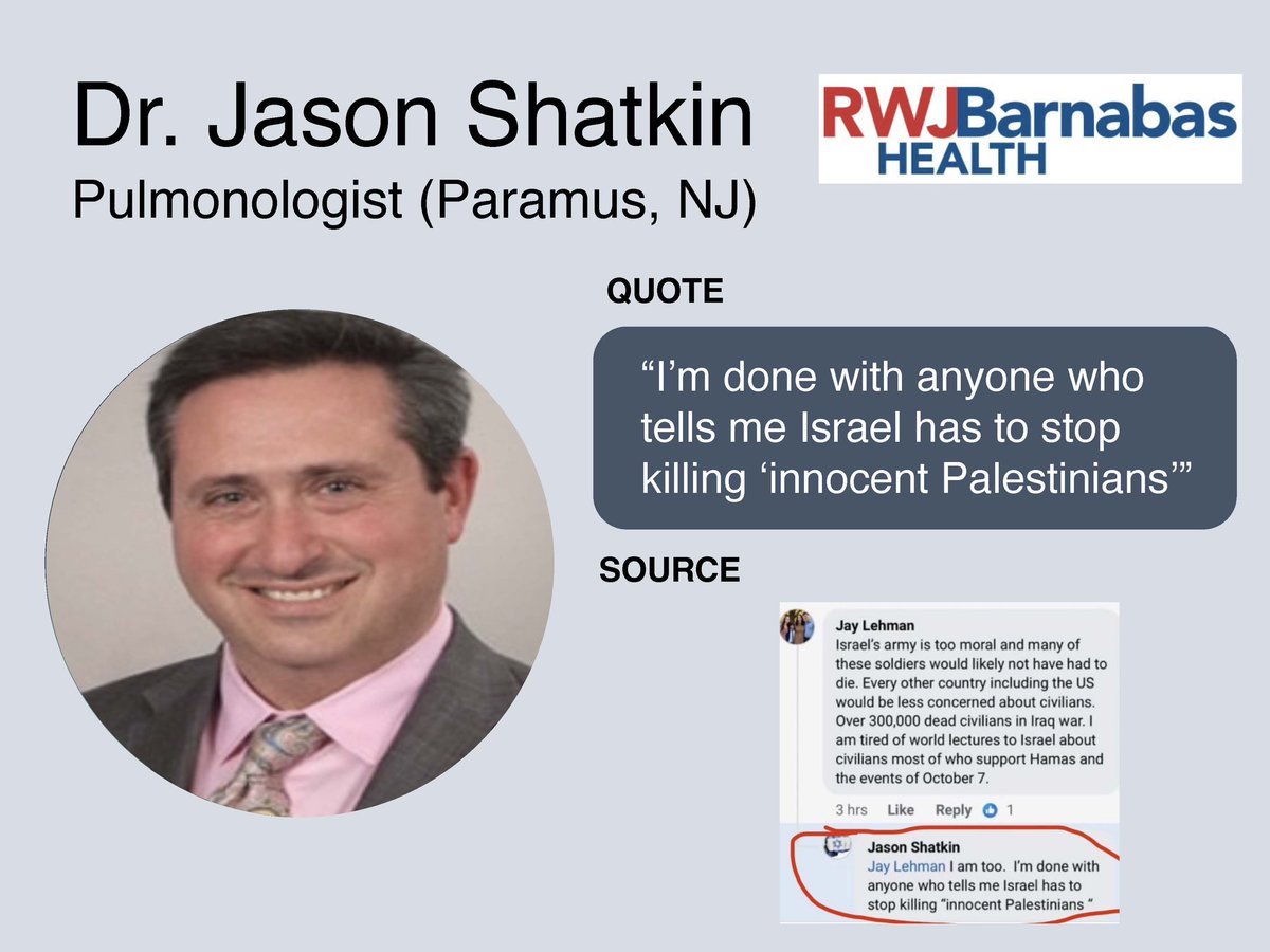 StopArabHate's tweet photo. 🚨 Read what these 8 doctors have said about Palestinians…

What is going on in America’s hospitals? https://t.co/6Fw3mu0tPJ