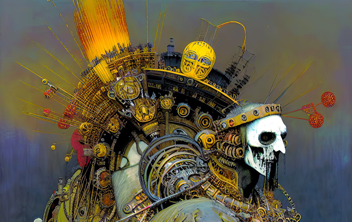 xalieri's tweet photo. Designs and devices, infernal. Set 1, 2 of 3

#InfernalDevices #PreparingForConflict #DesignUseCase #UpcomingScuffle #WhatIsIt? #WeirdArt #PsychologicalLandscape #ImSureItMustMeanSomething

#DarkArts #DigitalArt #AIAssistedArt #AIArt #WomboDream #StableDiffusion https://t.co/qbIyPd6BQQ