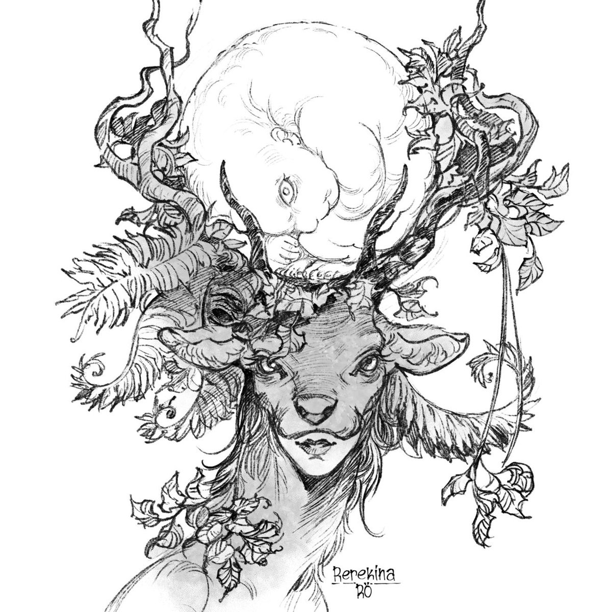 "Blessed be the Child, born from many 
The soother of winds, the shaker of seas 
Bathe in the sunlight and listen to the stars lullaby 
So you be never afraid of the dark 
Cast the light on the tormented land, watch us 
So you will never leave us alone"