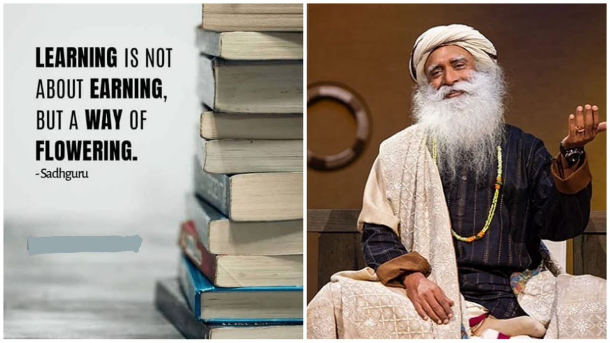 Life is the most precious thing you have, it's the only thing you have. Whether you wear fine clothes or rags, what does it matter if you are joyful 🌸Sg

#sadhguru #InnerEngineering #consciousplanet #transformyourlifewithsadhguru #7StepsWithSadhguru #SaveSoil