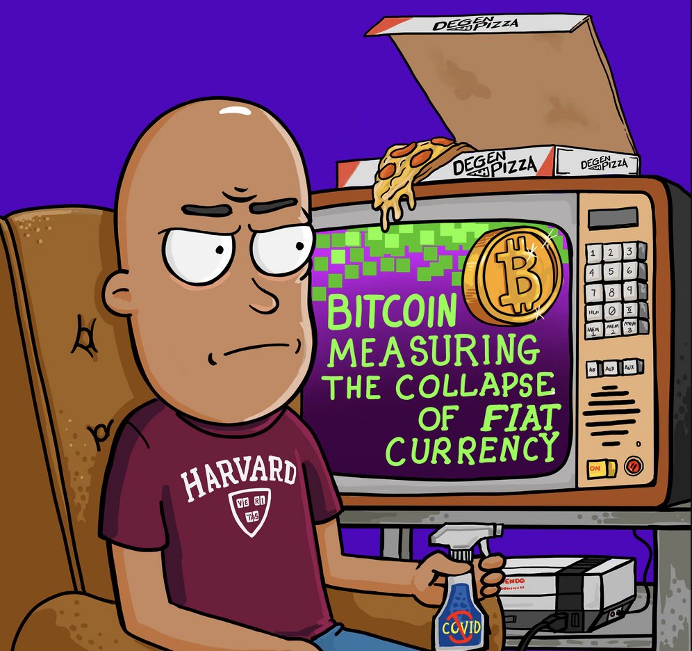 ToxicDegens's tweet photo. Looks like the fiat currency is about to collapse #Bitcoin #BitcoinETF https://t.co/eaFOQ00Lru