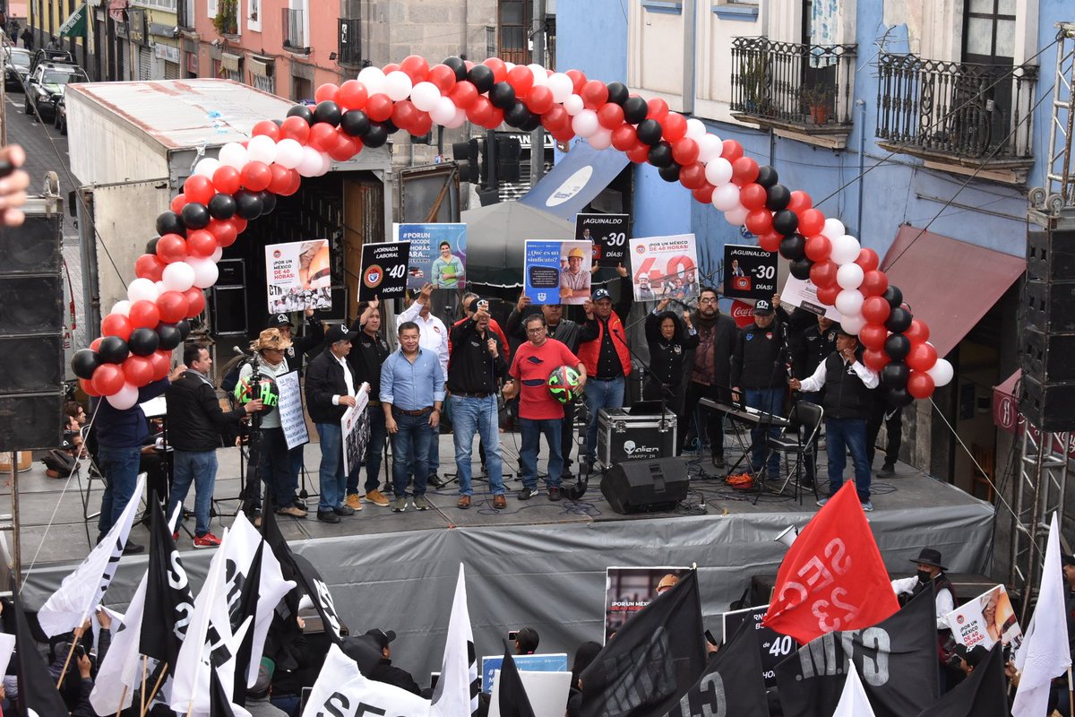 1/2 ¡GRACIAS! Compañeras y Compañeros, a nuestro Líder Nal. Sen. Don <a href="/CarlosAceves_/">Carlos Aceves del Olmo</a> 🇲🇽 por encabezar la lucha por la semana de 40 horas, a <a href="/FerSalgadoCTM/">Fer Salgado</a> secretario adjunto del comité nacional <a href="/CTM_MX/">CTM Nacional</a> Nuestra marcha fue...