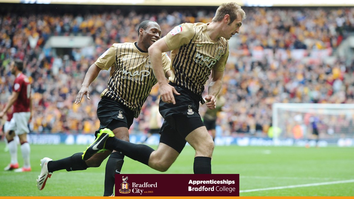 officialbantams's tweet photo. 🙌 | From the Co-op to Wembley. 

👑 | Big Jim retires with more than 600 career appearances and over 160 goals, across 10 clubs. 

❤️💛 | What's your favourite James Hanson #BCAFC moment? https://t.co/tkdkr7E9sh