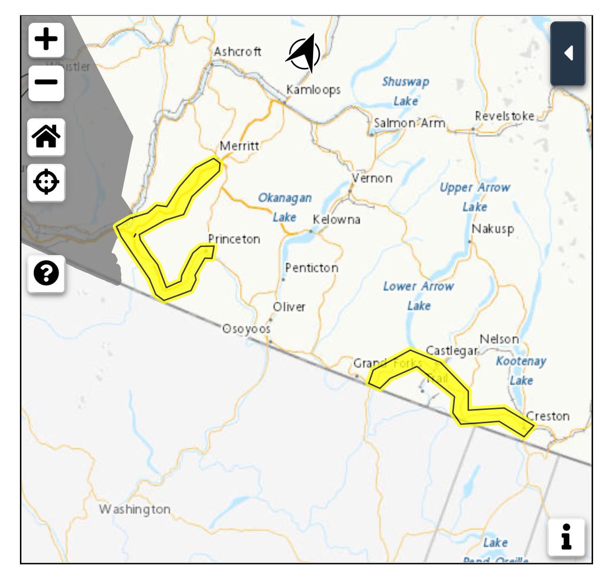 RyanVoutilainen's tweet photo. #WinterStorm Watches for #BC’s S mtn passes inclg #BChwy5/#CoquihallaHwy & #BCHwy3/#CrowsnestHwy for #AllisonPass & #PaulsonSummit to #KootenayPass—hvy snow/winds will create blizzard-like cdtns from Mon thru Wed AM. Avoid travel.
#BCroads cdtns follow: @DriveBC
#BCwx #BCstorm https://t.co/b0kspeRZtM