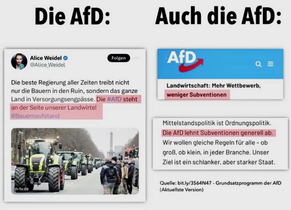 dirk_adam's tweet photo. Wie ich diese verlogene Partei verachte. 🤢 #fckAfD #fckWeidel https://t.co/1AYyufoDQp