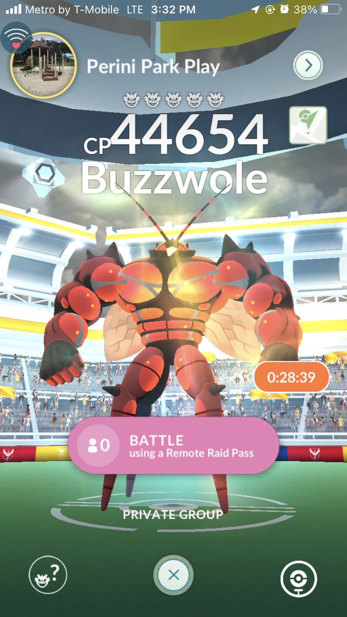 DerekMiller36's tweet image. Add me for Buzzwole raid. 973306145369
 #PokemonGO #Pokemonraid