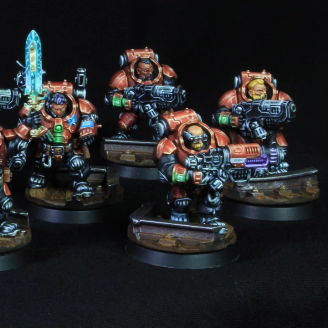 NJortex's tweet photo. Guerreros Hearthkin

Increíbles peanas de @txarlifactory 
Echadle un ojo a su perfil para ver todas las maravillas que hace

#leaguesofvotann #leaguesofvotann40k #wh40kpaint #warhammer40kpainting #WarhammerCommunity #paintingwarhammer #wargames
 #warhammerespaña #gamesworkshop https://t.co/Ui8E0X79Ur