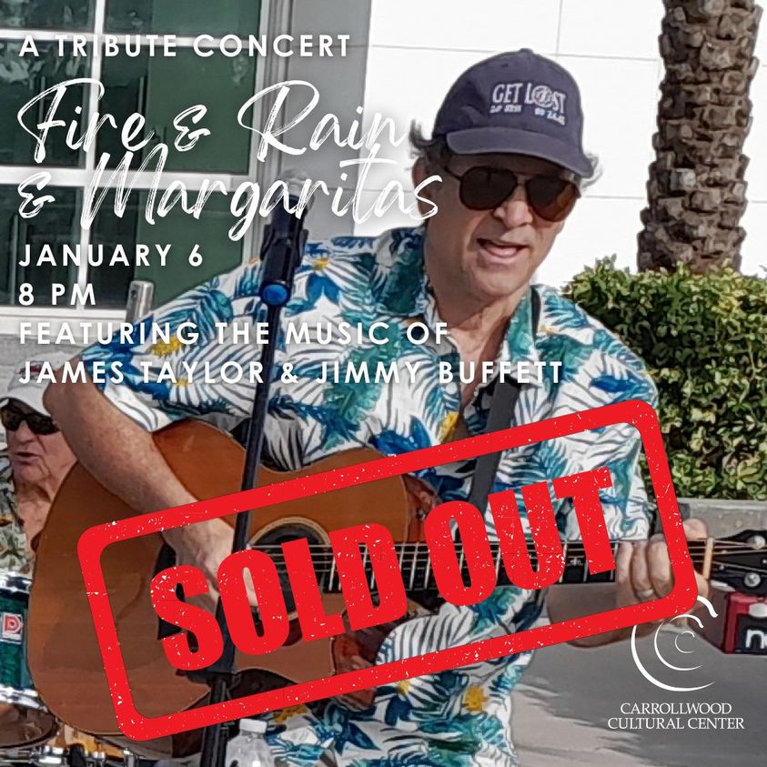 Thank you Carrollwood Cultural Center in Tampa, FL for a sold-out concert last night!  Presenting FIRE &amp; RAIN &amp; MARGARITAS:  A Tribute to James Taylor and Jimmy Buffett.
producersinc.com/attractions-1/…
