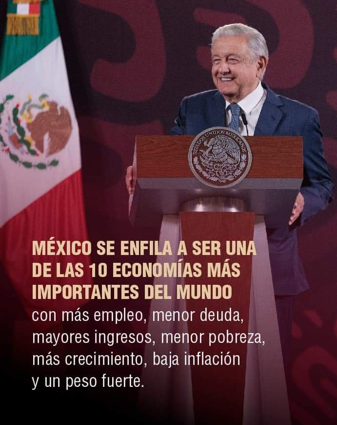 SecrOrgDgo's tweet photo. ¡México avanza hacia una economía sólida y estable con la firme dirección del presidente Andrés Manuel López Obrador! 
 #Transformación #AMLO #MéxicoFuerte https://t.co/gVr9La7o9N