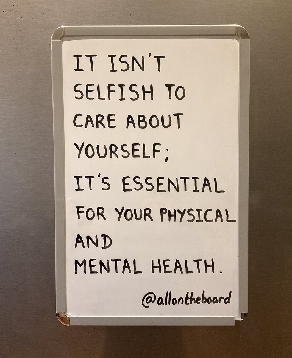 It isn’t selfish to care about yourself.