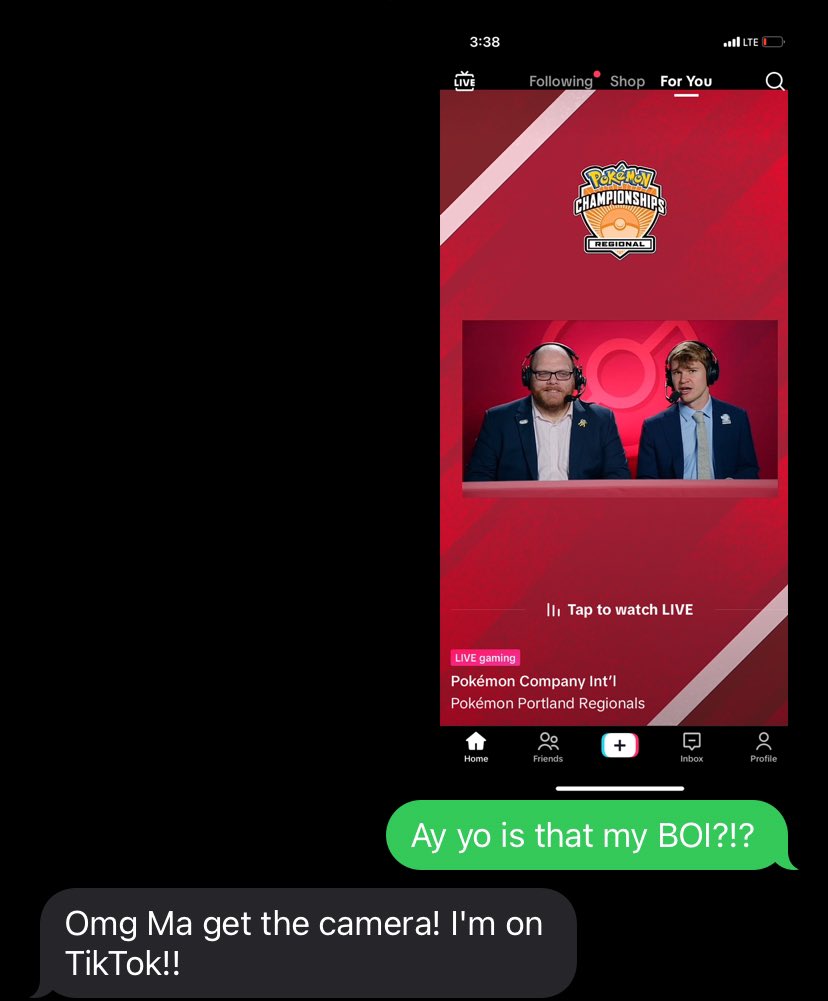 Jump_Drive's tweet image. Proud of my dear friend @Xeminan all those years in college going “idk if I’ll ever make it in this Pokémon thing” and there he is. Keep it up dude! #Pokemon #pokemonregionals