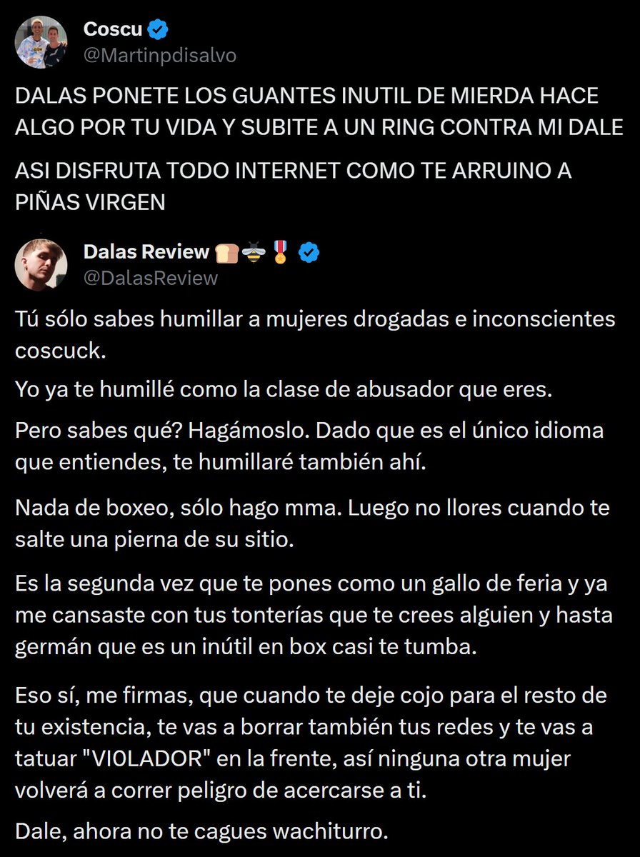 Del lado de coscu hasta la muerte