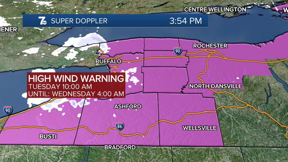 While we prepare to watch some serious football, we should also be thinking about preparing for some active weather this week: the first storm bringing strong & potentially damaging wind late Tue-Wed. And the POTENTIAL for a significant snowfall next weekend. #WNY #ROC #FLX #WX