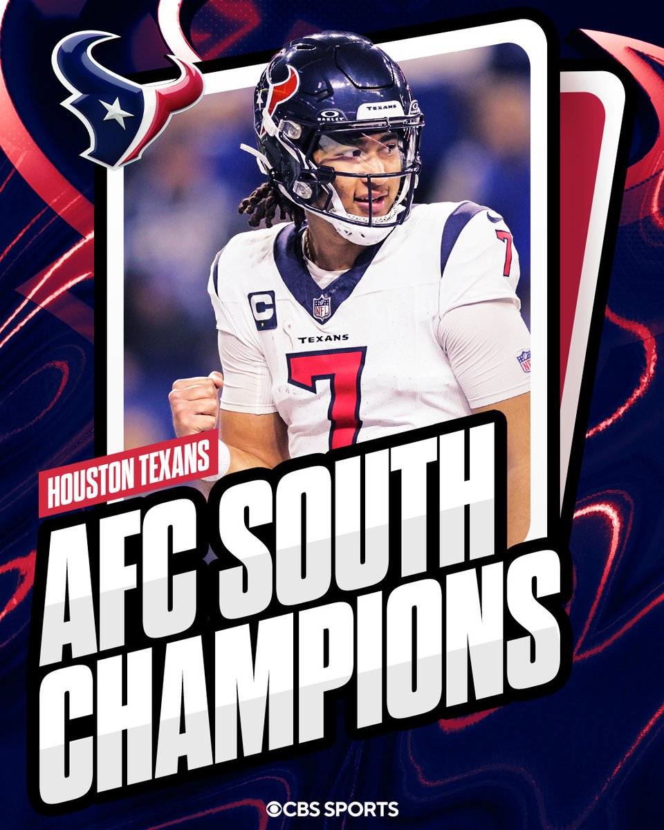 THE TEXANS TAKE THE SOUTH