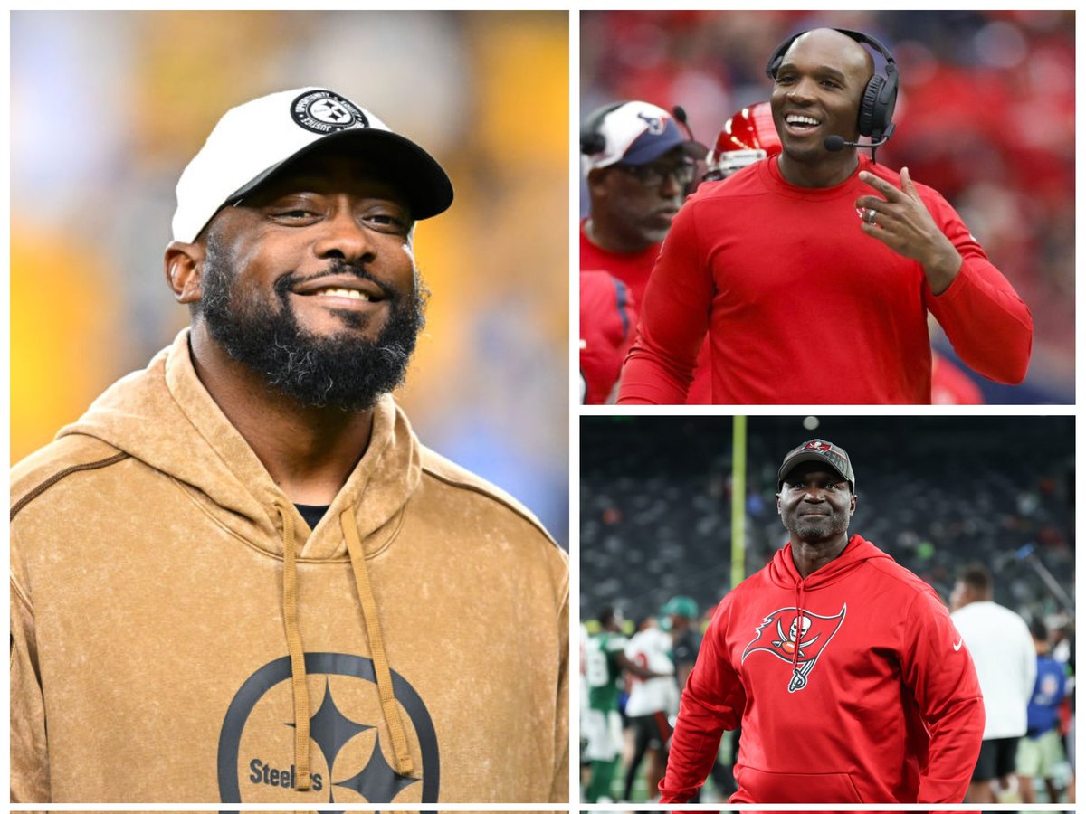 On the final weekend of the regular season, the NFL's three Black head coaches all made the playoffs. ✊🏾

Mike Tomlin- Pittsburgh Steelers
Todd Bowles- Tampa Bay Buccaneers
DeMeco Ryans- Houston Texans