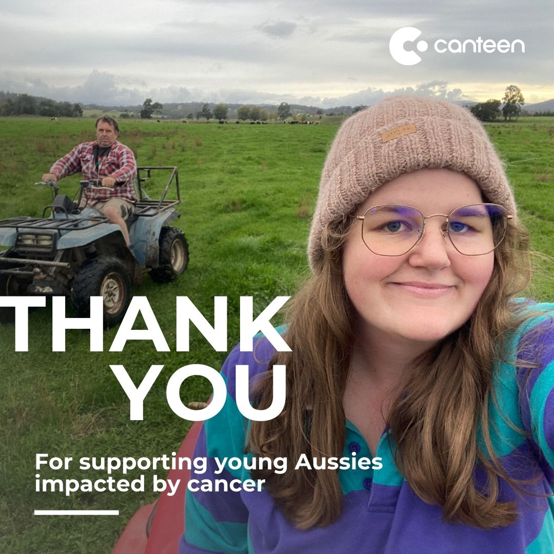 Thank you for your generosity over the festive season! 💚 Thanks to Canteen supporters, young Aussies like Georgia, can access unconditional support and connect with people who share similar experiences.  #YouthCancer #CancerSupport #CanteenAus