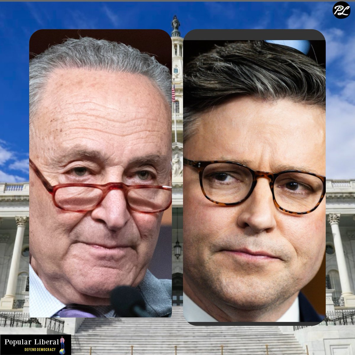 PopularLiberal's tweet photo. BREAKING JUST IN: Congressional leaders have agreed, worth $1.66 trillion, on funding the federal government for 2024. This agreement ensures that crucial domestic programs and social safety net initiatives will be upheld, despite the GOP's insistence on cutting vital programs.

The joint agreement by Schumer and Mike Johnson will likely be strongly opposed by far-right House Republicans, who wanted significant budget cuts.

The leaders announced a deal of $886.3 billion in defense spending and $772.7 billion in domestic discretionary spending. It adheres to a previous agreement between President Biden and then-Speaker Kevin McCarthy to suspend the nation's debt limit by limiting discretionary spending to $1.59 trillion in 2024, with 1 percent growth in 2025.