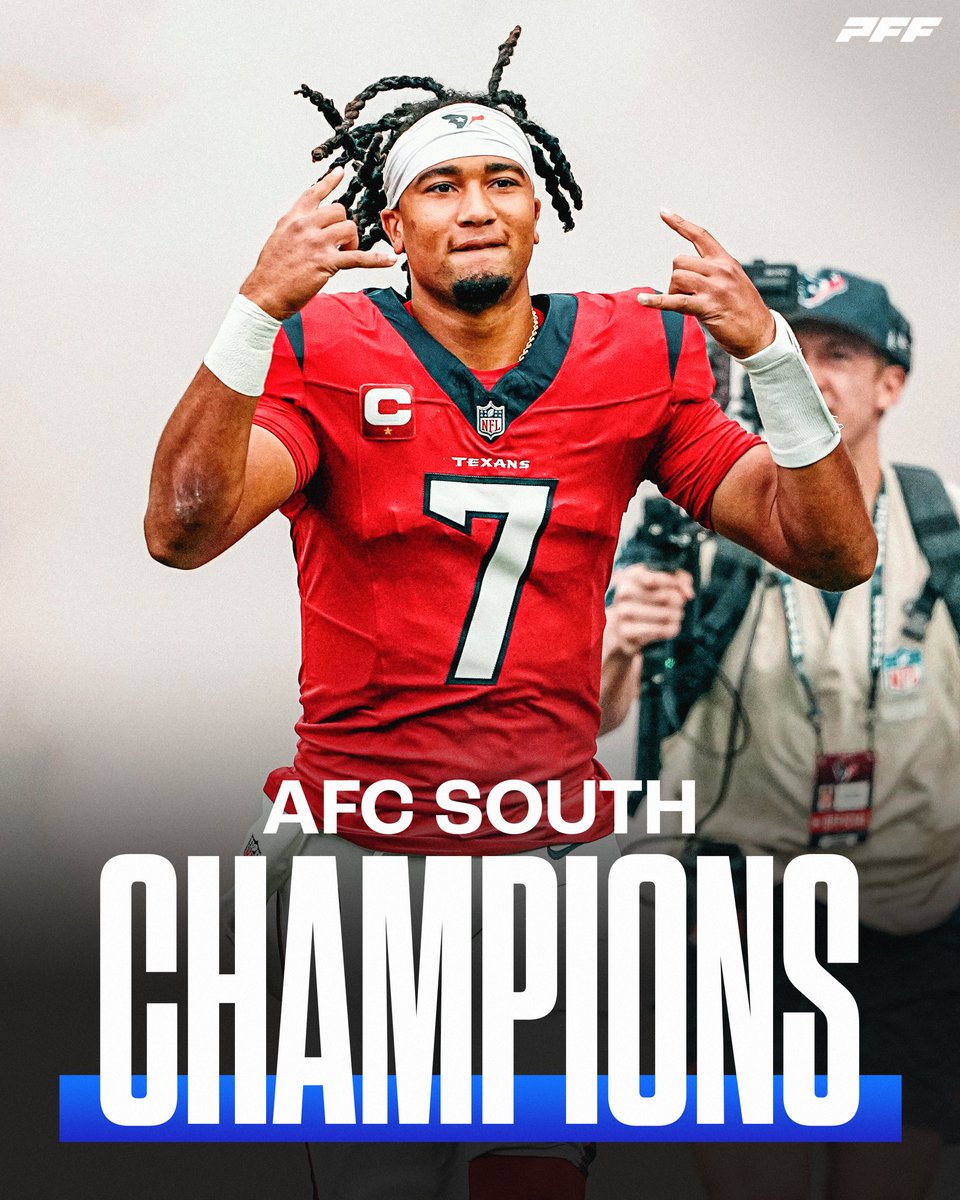 From 3 wins to AFC South champions

The Houston Texans have arrived 🗣️