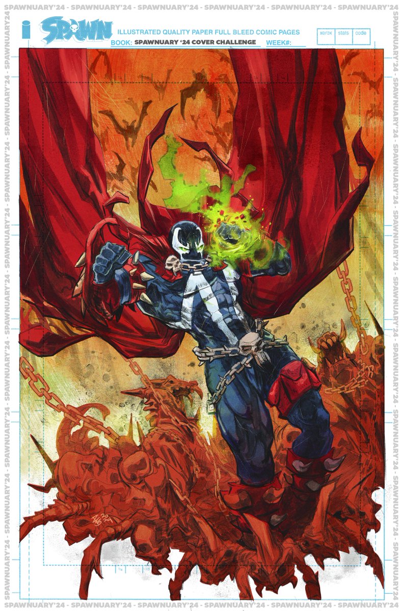 milkmag_'s tweet photo. My entry for #spawnuary #spawnuarychallenge First full illustration for 2024! @Todd_McFarlane https://t.co/fIVK8fXQAa