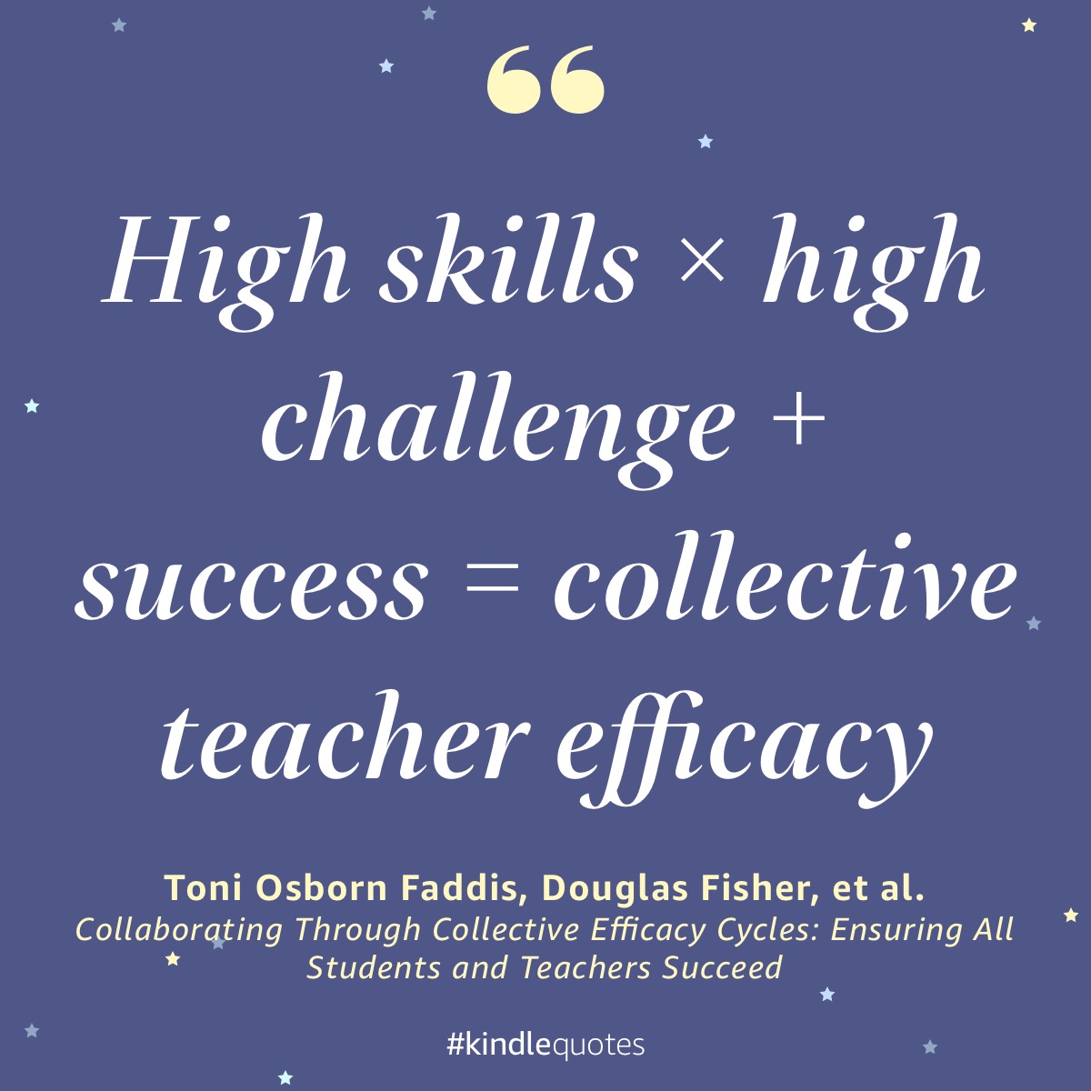 ”What might happen if we trained with more intention by systematically designing collaborative professional learning experiences?” <a href="/DFISHERSDSU/">Douglas Fisher</a> <a href="/ToniFaddis/">Toni Faddis</a> <a href="/NancyFrey/">Nancy Frey</a> That question entices me to learn all about Collective Teacher Efficacy &amp; see the possibilities it opens up!