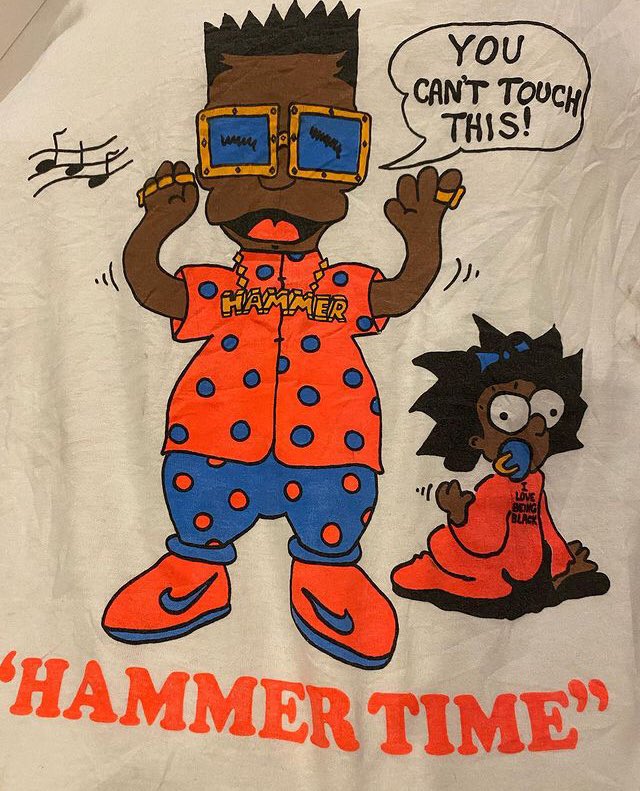 bootlegbart's tweet photo. #bootlegbart Courtesy of @morrocshowroom2 (instagram)
———————
#blackbart #mcbart #mchammer #blackbartsimpson https://t.co/zPzKgHD1bB