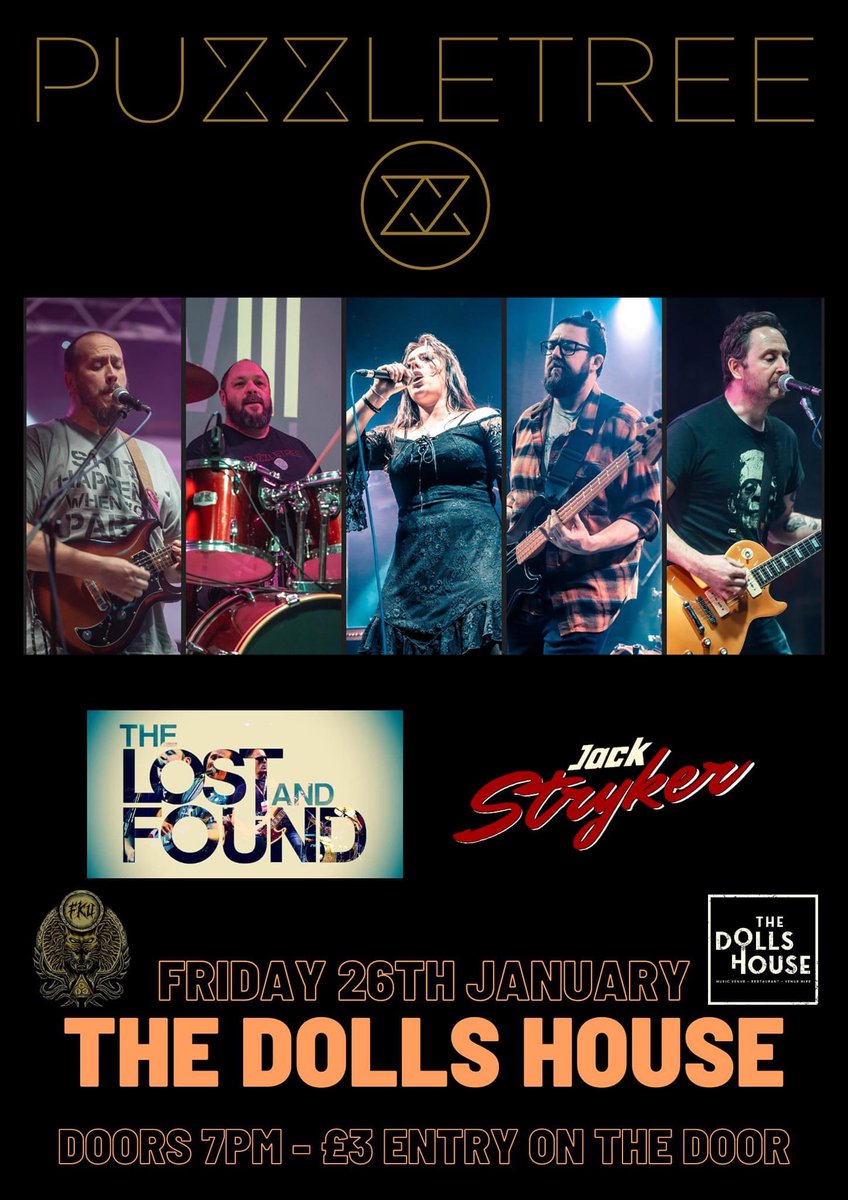 JackStrykerBand's tweet photo. We’re back at the dolls house! 26th of Jan! Come out and see us and some amazing bands https://t.co/Noh4Vt8D1T