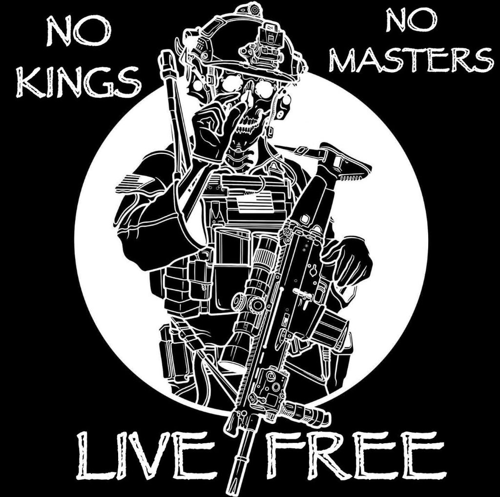 AncapAir's tweet photo. Many anarchists oppose #AnarchoUnity because they believe that incompatible philosophies will force them to comply once the state is abolished. To them, I say this.
The state is a real threat that exists right now. Not uniting for a common goal because of a POSSIBLE threat in the future only ensures the status quo.