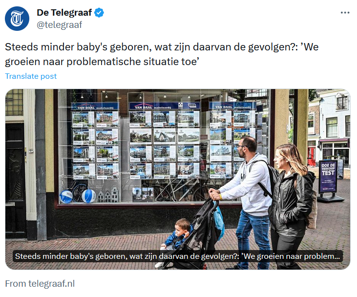 JGuldemond's tweet photo. @telegraaf Wat zijn daarvan de gevolgen? Dat zodra we stoppen met #omvolking een overvloed aan betaalbare woningen vrijkomt waarin mensen (mits ongevaccineerd) weer volop kindertjes gaan maken? #oversterfte #vaccinatieschade #geboortedaling #woningmarkt https://t.co/v8CvAq562c