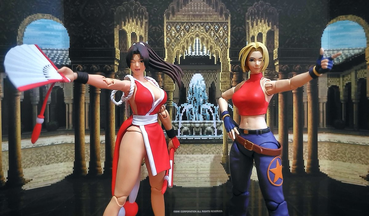 fatal fury Ladies.
#maishiranui #bluemary #Stormcollectibles
#kingoffighters