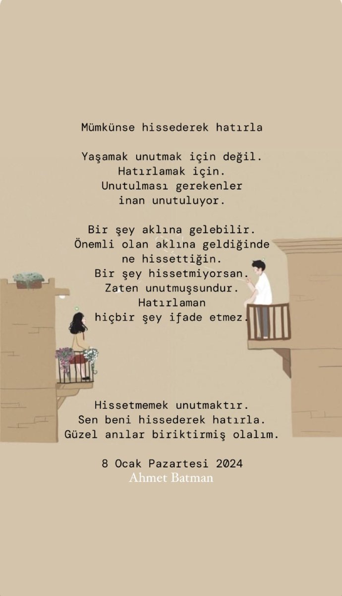 Hatırla.