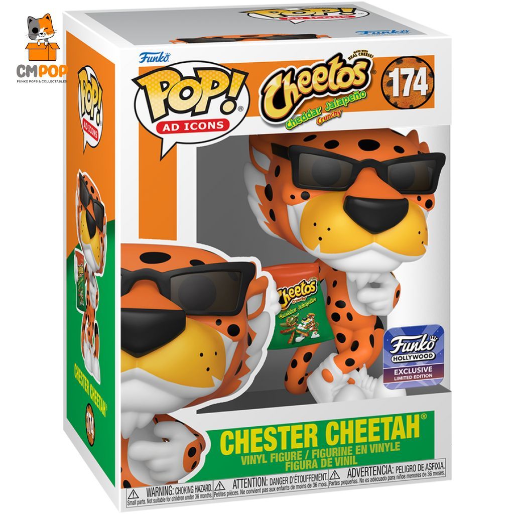 LeePepCollects's tweet photo. Available Now at CM POP!
Chester Cheetah Chase - #174 - Funko Pop! - Cheetos - Ad Icons - Funko Hollywood Exclusive
Details & Buy - https://t.co/1rZneNxiWr
#ad #Funko #FunkoPop #FunkoPops #Cheetos #AdIcons #FunkoHollywood #ChesterCheetah #FunkoChase #Chase https://t.co/eKOVu5gN8y
