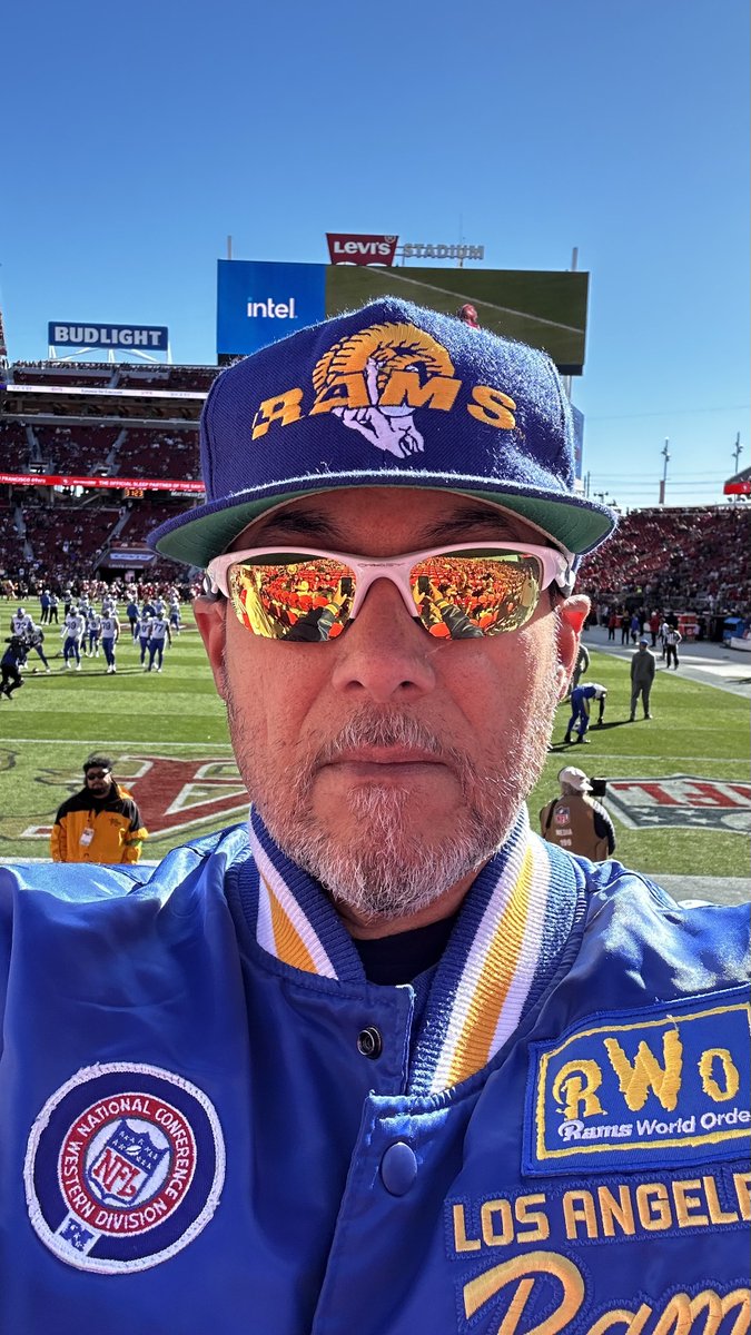 Live from SoFi Stadium Santa Clara, California #LARams #RwoStyle #RamsHouse #PlayOffPush