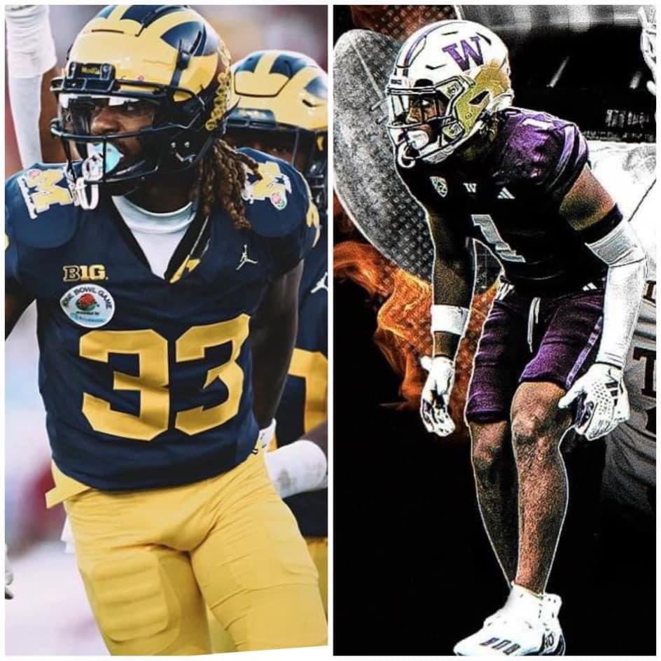 Best of luck to these 2 ex-DeSoto players playing tomorrow in the National Championship Game. #DeSotoU