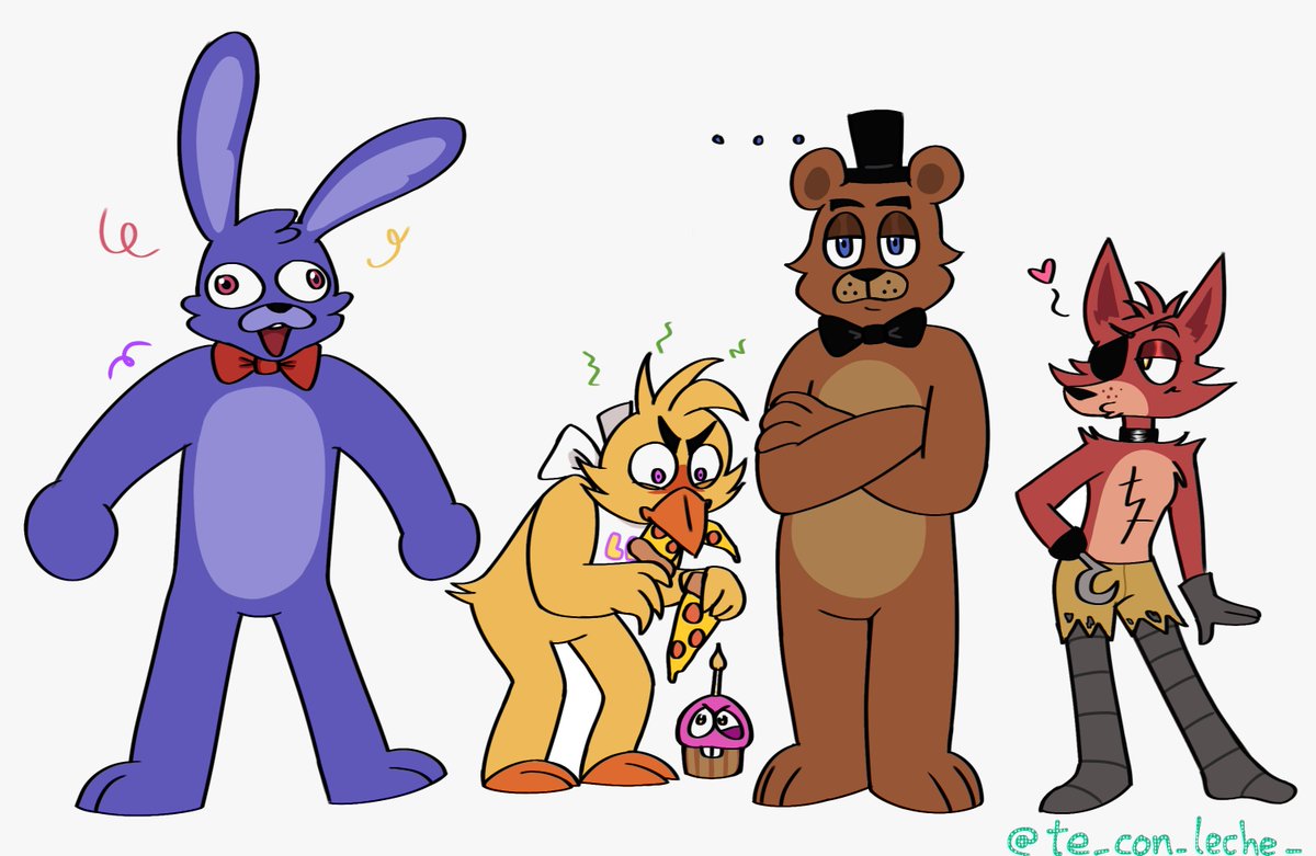 My favorite villainous group 🥳🎉✨

#fnaf #bonniefnaf #chicafnaf #freddyfazbear #foxyfnaf