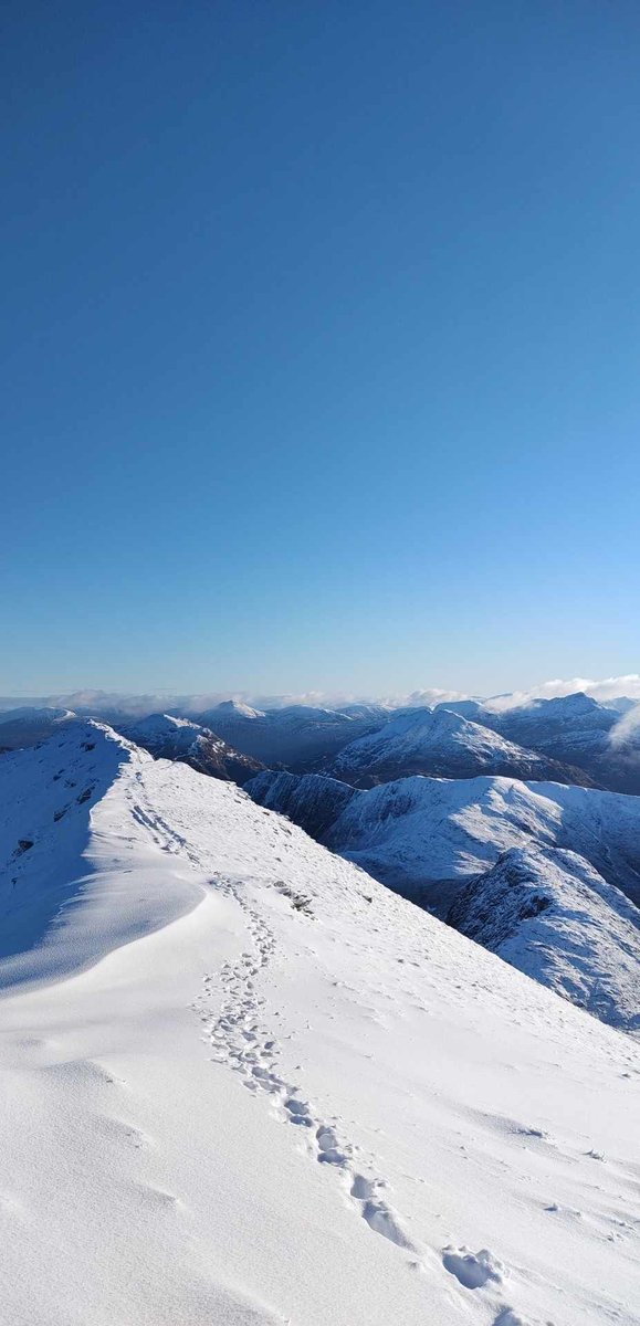 Happy New Year on top of Ladhar Bheinn #knoydart
