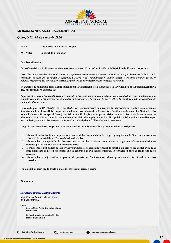 ¡Basta de juegos con la Salud! 🚨 Exijo que cumplan su deber de proteger los derechos de los afiliados. <a href="/HtmcIess/">Hospital de Especialidades Teodoro Maldonado Carbo</a> No tienen nada que pedirme, pero yo tengo información crítica que deben proporcionar. Lo que están haciendo es un atentado contra los derechos de los usuarios.

Hemos