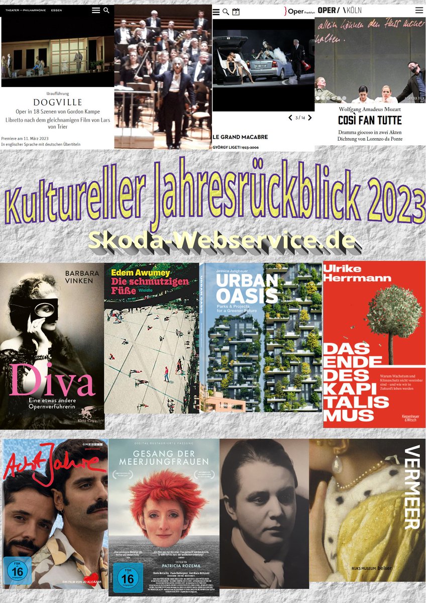 🎭📚📽️Erinnerungswürdige Glanzlichter – Kultureller Jahresrückblick 2023 <a href="/derfreitag/">der Freitag</a> freitag.de/autoren/ansgar… 12 Monate, 12 Kulturhighlights, mit <a href="/rijksmuseum/">Rijksmuseum</a> <a href="/BerlinPhil/">Berliner Philharmoniker</a> @DSOBerlin <a href="/operfrankfurt/">Oper Frankfurt</a> <a href="/gordon_kampe/">Gordon Kampe</a> <a href="/KlettCottaTweet/">Klett-Cotta</a> <a href="/KiWi_Verlag/">KiWi_Verlag</a> <a href="/teNeues/">teNeues Publishing</a> #YearInReview #lastyearplayback