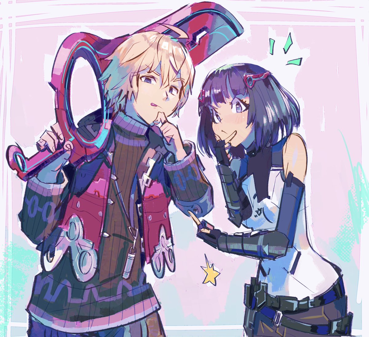 OnePointZero_'s tweet photo. look at her hair clips!!! AHHH

#xenobladechroniclesx #xenoblade https://t.co/mwFY6Sl5Ij