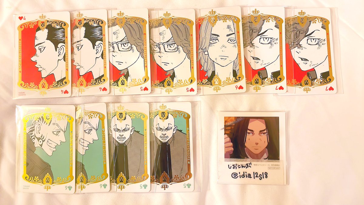 idia12s18's tweet photo. 【交換/譲渡】東京リベンジャーズ 最後の世界線 新体験展 トランプ 東リべ

譲▷画像参照

求▷場地or50円/枚(+送料)

郵送交換or1/8-9都内手渡し、その後は名古屋手渡しも可能
検索からも気軽にお声がけ下さい🙇‍♀️ https://t.co/PvbTWXESfE